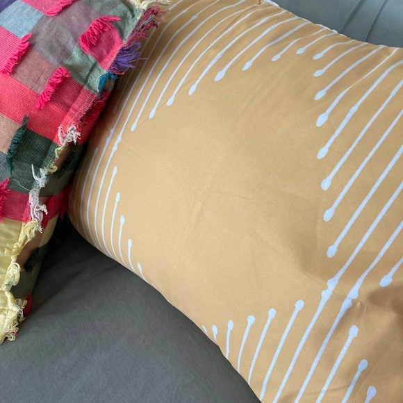 Society 6 | Set of 2 yellow marigold standard pillowcases, graphic moder… - Picture 6 of 9